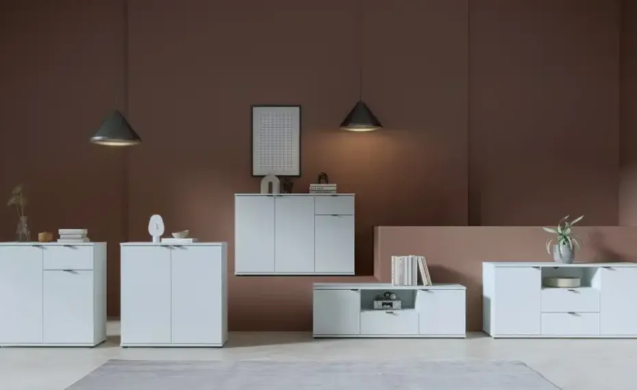 Sideboard Gannano | Hellgrau | Möbel Höffner