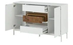 Sideboard Schiava | Weiß, matt, Wildeiche | Höffner