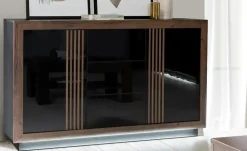 Sideboard Sevilla | Schwarz | Möbel Höffner