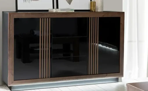 Sideboard Sevilla | Schwarz | Möbel Höffner