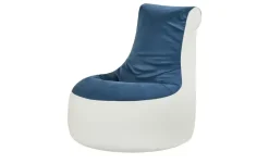 Sitzsack Ben | Weiß, Blau | Möbel Höffner