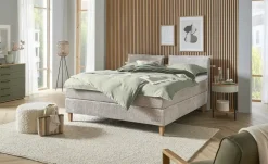 SKAGEN STUDIO Boxspringbett Voodie | Beige, 180 cm