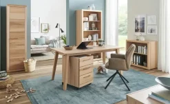 smart Aktenregal Oslo  | Kernbuche, Kernbuche (Nachbildung), 91 cm