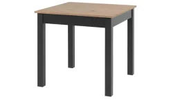 smart Ausziehbarer Esstisch in verschiedenen Größen Ben | 80x80 cm, Asteiche (Nachbildung)
