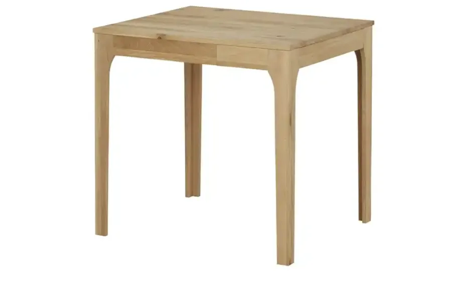 smart Ausziehbarer Esstisch Magnus aus Wildeiche | 80 cm, Wildeiche