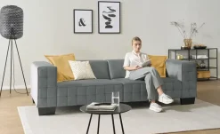 smart Big Sofa Delilah | Dunkelgrau | Möbel Höffner