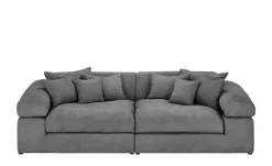 smart Big Sofa Lianea | Flachgewebe, Grau | Höffner