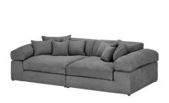 smart Big Sofa Lianea | Flachgewebe, Grau | Höffner