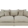 smart Big Sofa Lionore | Beige, Webstoff | Höffner
