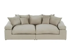 smart Big Sofa Lionore | Beige, Webstoff | Höffner