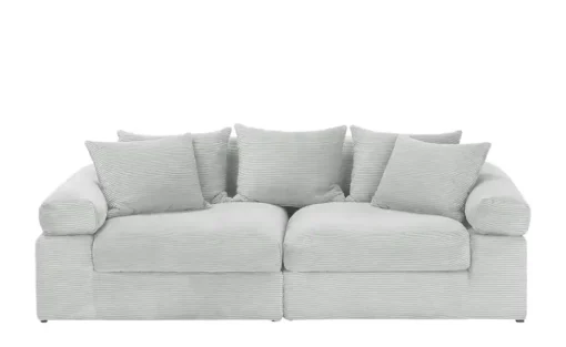 smart Big Sofa Lionore | Steingrau, Cordstoff | Höffner