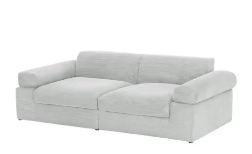 smart Big Sofa Lionore | Steingrau, Cordstoff | Höffner