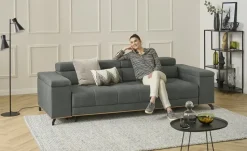 smart Big Sofa Patricia | Grau | Möbel Höffner