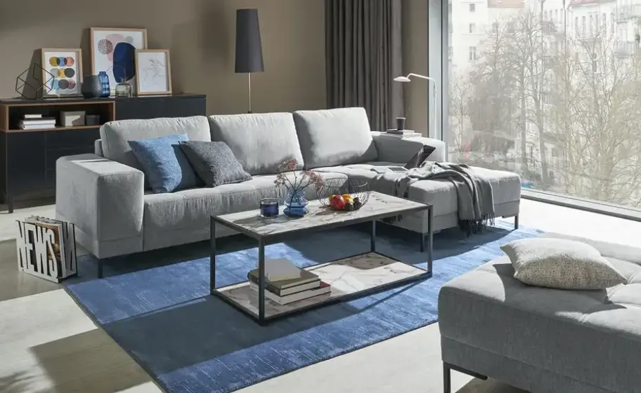 smart Ecksofa Garda | Grau, rechts | Möbel Höffner