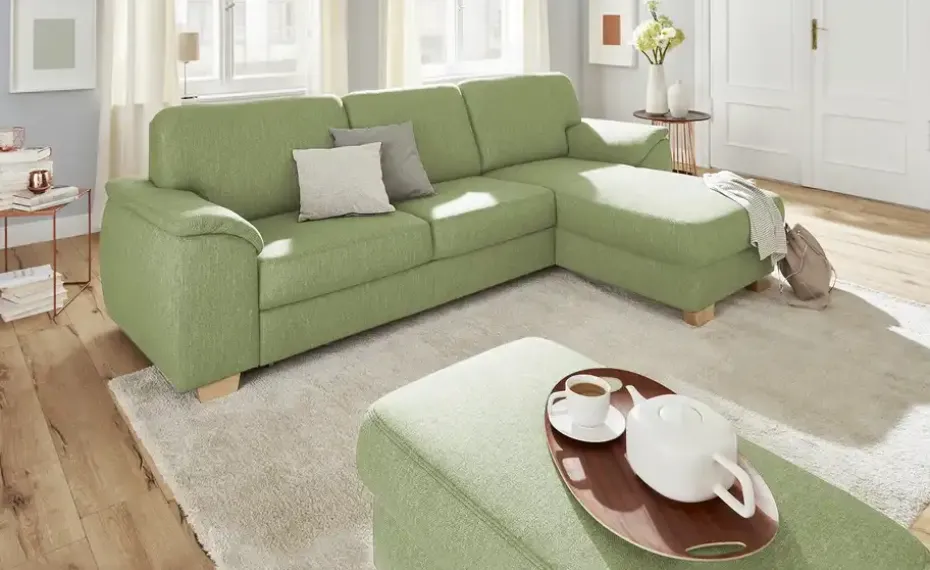 smart Ecksofa Valencia | Grün, Armlehne A5 | Höffner