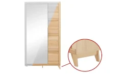 smart Garderobenschrank Oslo  | Kernbuche, Kernbuche (Nachbildung)