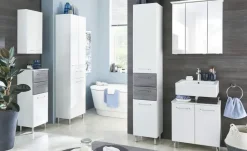 smart Hochschrank Onda | Weiß, Graphit | Möbel Höffner