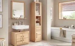 smart Hochschrank Oslo | Kernbuche, Kernbuche (Nachbildung)