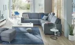 smart Hocker Valencia | Grau, Zylinder | Möbel Höffner