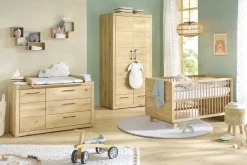 smart Kleiderschrank Oslo | Wildeiche, Wildeiche (Nachbildung), Schwarz