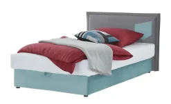 smart Polsterbett Danette | Türkis, Graphit | Höffner