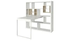 smart Raumteiler mit 10 Fächern Up2U | Weiß, matt