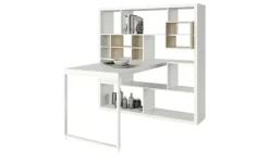 smart Raumteiler mit 10 Fächern Up2U | Weiß, matt