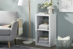 smart Raumteiler mit 2 Fächern Up2U | Weiß, matt