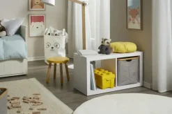 smart Raumteiler mit 2 Fächern Up2U | Weiß, matt