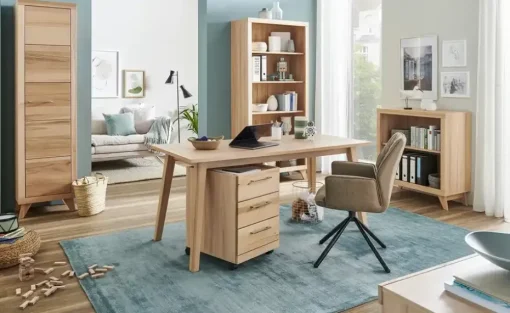 smart Rollcontainer Oslo  | Kernbuche, Kernbuche (Nachbildung)