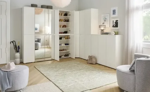 smart Schuhkommode Ben  | Weiß, matt | Möbel Höffner