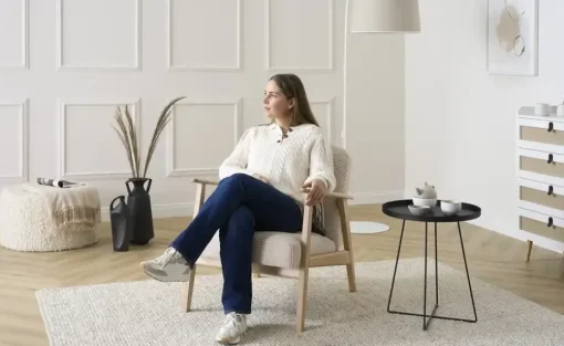 smart Sessel Cordstoff Rada | Natur, Cordstoff