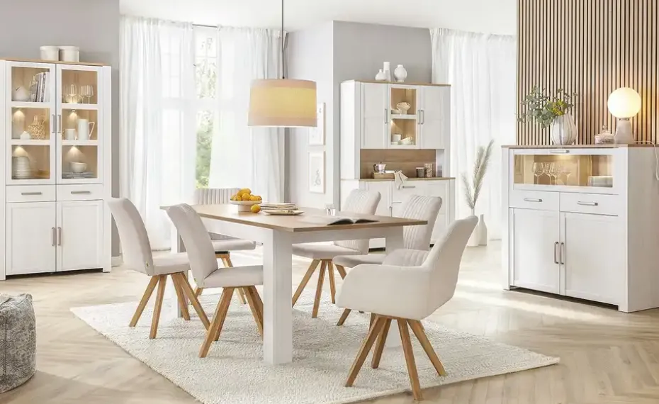 smart Velours-Armlehnstuhl drehbar Bastian | Creme