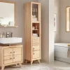 smart Waschbeckenunterschrank Oslo  | Kernbuche, Kernbuche (Nachbildung)