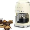 smeg Kaffeeautomat DCF02CREU | silberfarben, Creme
