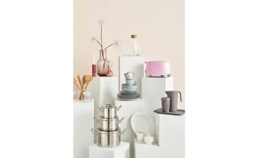 smeg Toaster TSF01PKEU | Pink, Rosa | Möbel Höffner