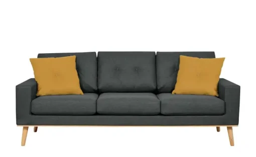 Sofa, 3-sitzig Cristy | Grau, Gelb | Möbel Höffner