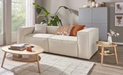 Sofa 2-sitzig Relana | Offwhite, Cordstoff | Höffner