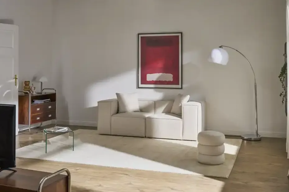 Sofamodul Element mit Armlehne rechts Trillo | Sand, mit Armlehne rechts