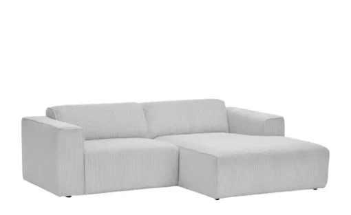 SOHO Ecksofa Enleen | rechts, Hellgrau | Möbel Höffner