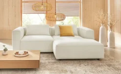 SOHO Ecksofa Milda | rechts, Beige | Möbel Höffner