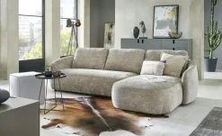 SOHO Ecksofa Olbina | Beige, rechts | Möbel Höffner