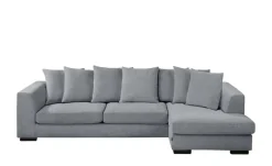 SOHO Ecksofa Paulina | Hellgrau, rechts | Möbel Höffner