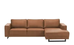 SOHO Ecksofa Sanja | rechts, Cognacbraun | Höffner