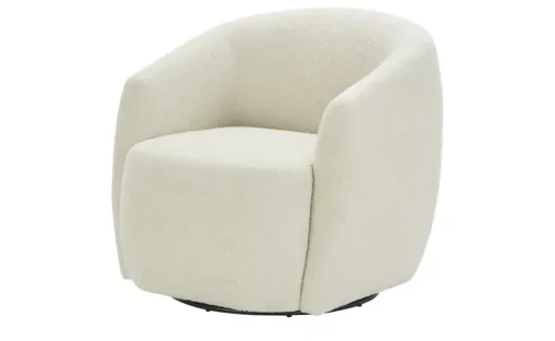 SOHO Sessel  Gela  | Cremeweiß, Boucléstoff | Höffner