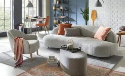 SOHO Sofa, 3-sitzig Ariane | bronzefarben, Taupe, Steingrau