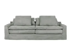 SOHO Sofa 3-sitzig Sarvika | Hellgrau, Cordstoff