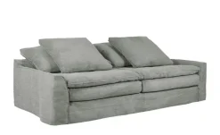 SOHO Sofa 3-sitzig Sarvika | Hellgrau, Cordstoff