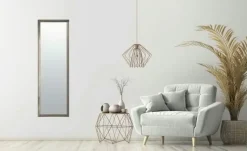 Spiegel 47 x 137 cm | Silber-Braun | Möbel Höffner