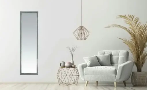 Spiegel 47 x 137 cm | Silber-Jaipur | Möbel Höffner